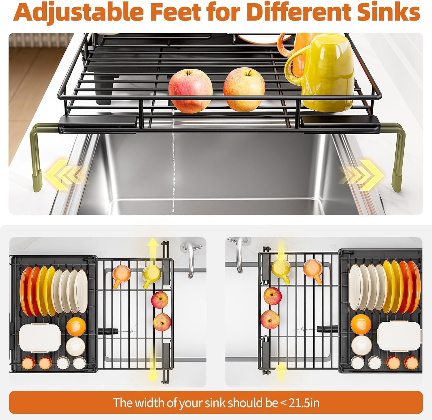 expandable-sink-dish-drying-rack-for-kitchen-counter-1-tier-black