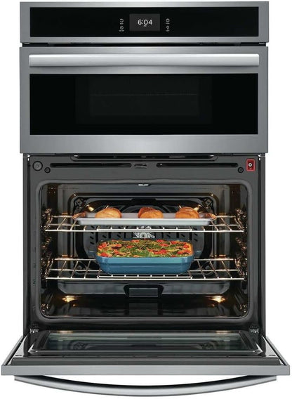 Gallery 30 in Electric Built-In Wall Oven & Microwave Combination W/Total Convection, Smudgeproof Black Stainless Steel3