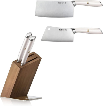 L1 Series 3-Piece HUA Cleaver Knife Block Set, Forged German Steel, 10275182