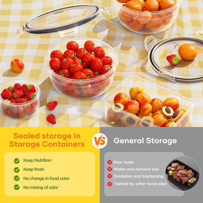 52 PCS Food Storage Containers with Lids Airtight (26 Lids & 26 Containers)6