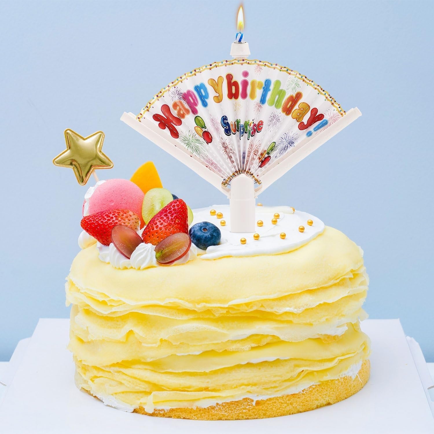2pcs-novelty-fan-birthday-candle-pop-up-surprise-clown-candles