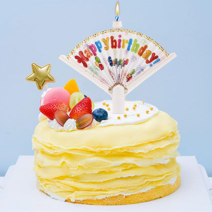 2Pcs Novelty Fan Birthday Candle, Pop-Up Surprise Clown Candles6