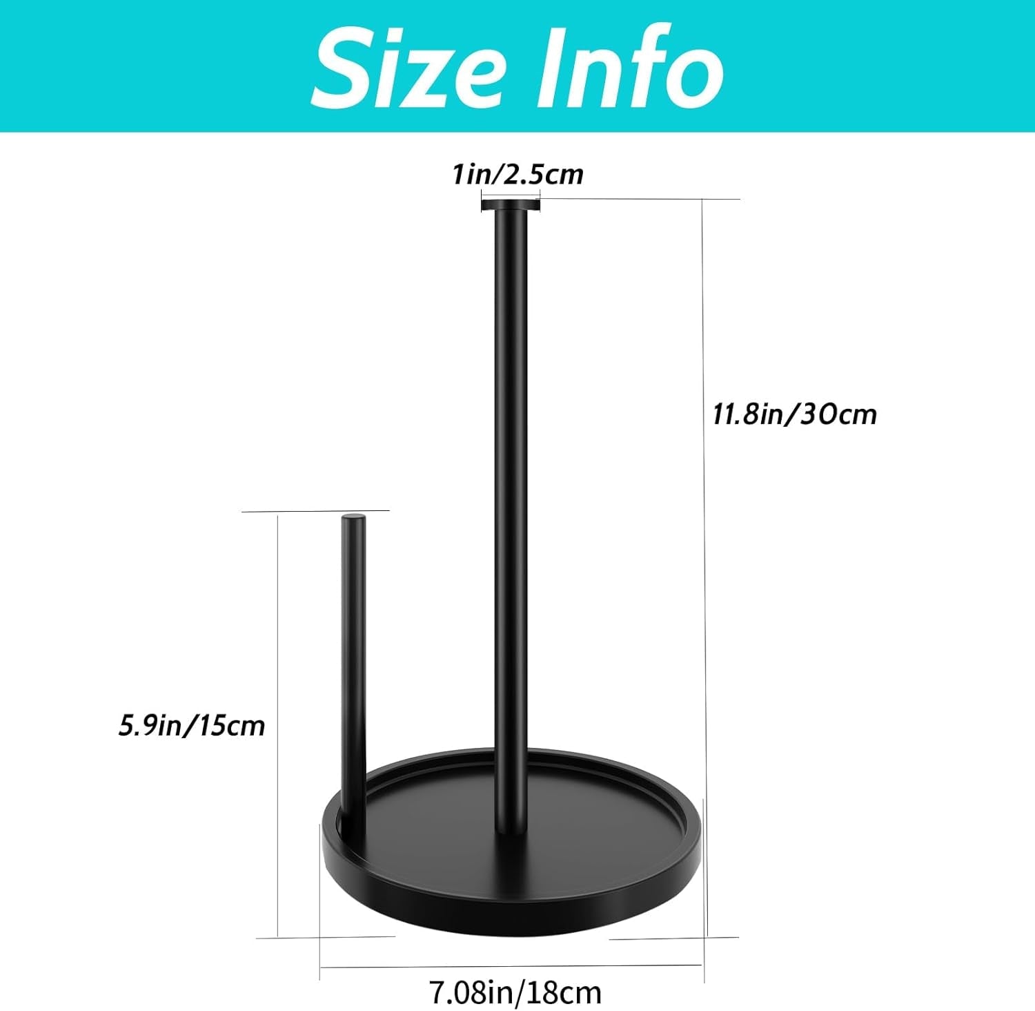 paper-towel-holder-countertop-standing-paper-roll-holder-with-anti-slip-weighted-base-stainless-steel-freestanding-paper-towel-holder-for-kitchen-black