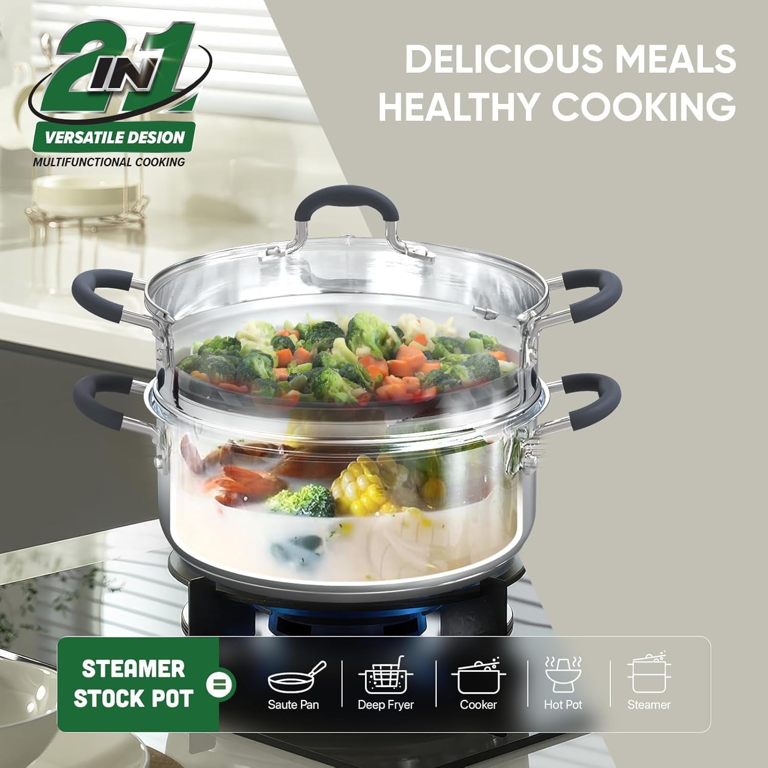 2-tier-stainless-steel-steamer-pots-3-1-quart-tempered-glass-lid-3-ply-bottom-vegetable-dumpling-food-cookware-dishwasher-oven-safe-steaming-pot-with-glass-lid-steamer-basket