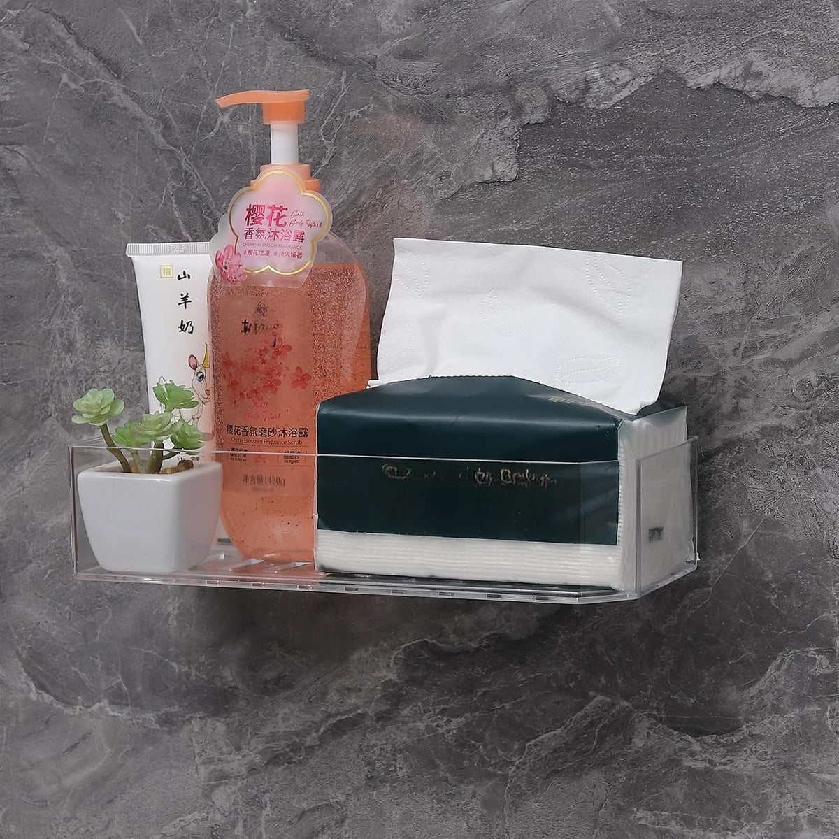 bathroom-shower-shelf-organizer-rack-adhesive-shower-organizer-for-bathroom-storage-home-decor-kitchen-wall-shower-caddy-shelf-non-drilling-adhesive-and-no-damage-wall-mount-2-pack-clear