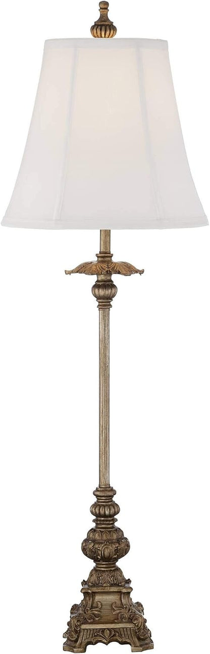Juliette 36 1/2" Large Buffet Table Lamps Set of 2 Gold Skinny3