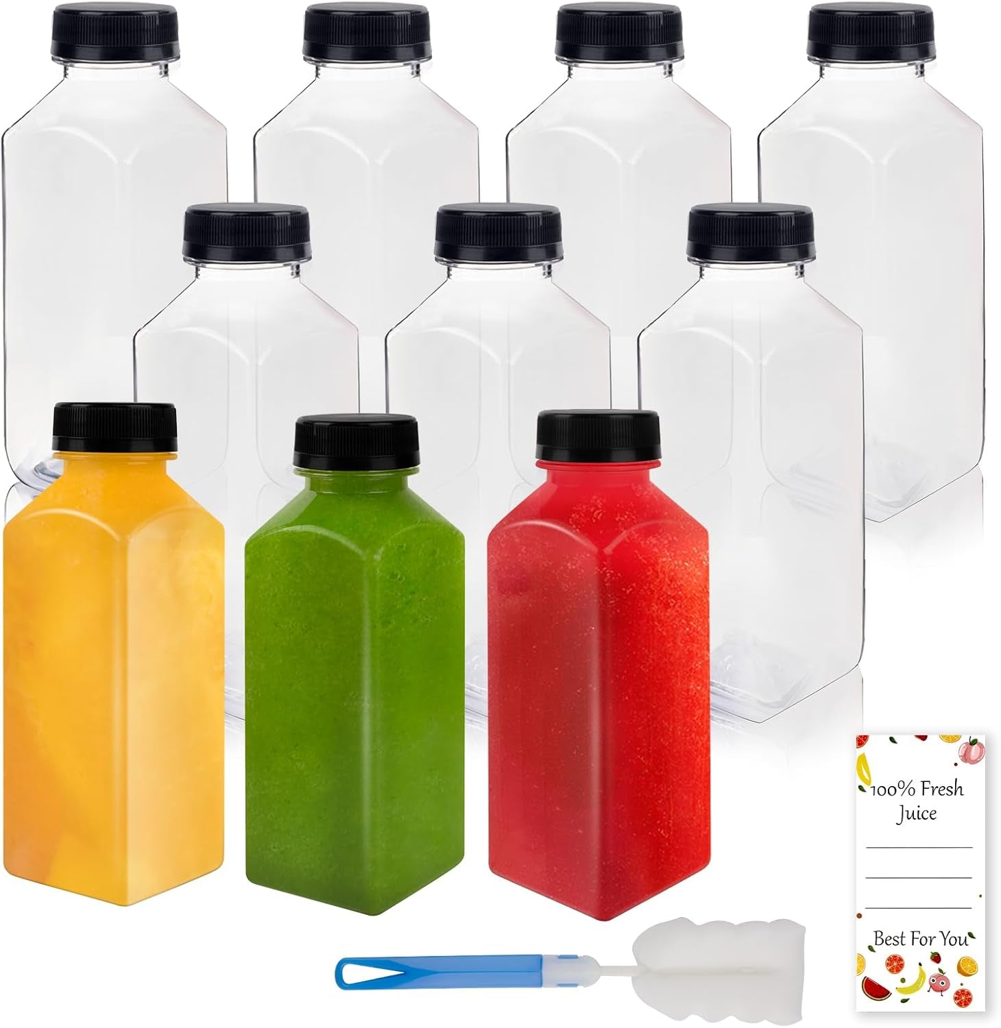 10-pack-12-oz-clear-plastic-juice-bottles-with-caps-reusable-food-grade
