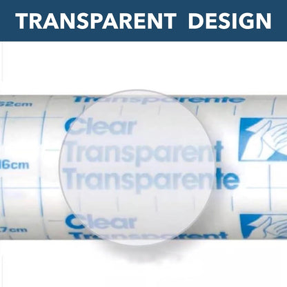 Brand Creative Clear Covering, Versatile and Self-Adhesive Shelf Liner, Ideal Privacy Film, Protective Clear Vinyl, 18'' X 16', Matte8