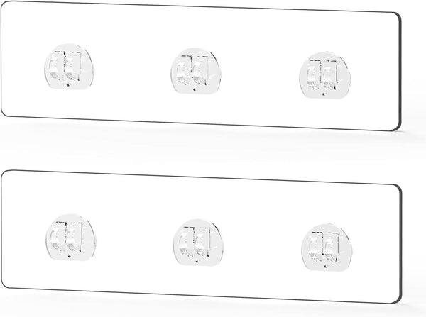 2 Pack Shower Caddy Adhesive Replacement, Waterproof Strong Adhesive Hooks Strips, No Drilling, for Shower Shelf Bathroom Storage Shelves Soap Holder Kitchen Racks1
