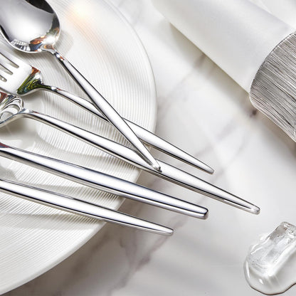 18/10 Silverware Set for 4, 20 Piece Stainless Steel Flatware Cutlery Set |  Mirror Polished Forks Knives Spoons Utensils, Tableware for Home Kitchen Restaurant Wedding, Dishwasher Safe3