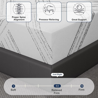 12 Inch Twin Memory Foam Mattress in a Box, Medium Firm Gel Foam4