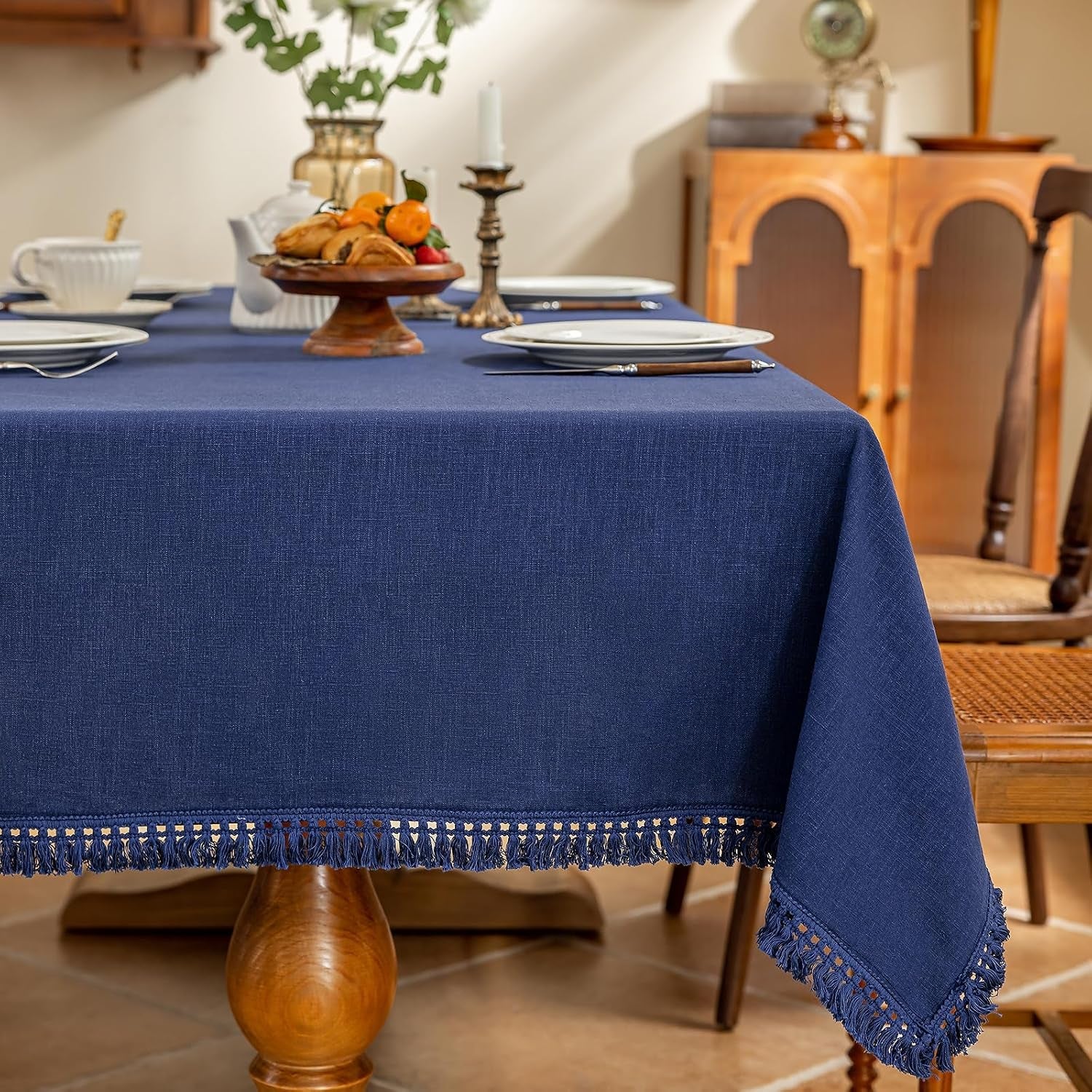 linen-tablecloth-table-cloth-stitching-tassel-rectangle-decorative-natural-table-cover-for-kitchen-dinning-wedding-buffet-55-x-86-inch-sodalite-blue