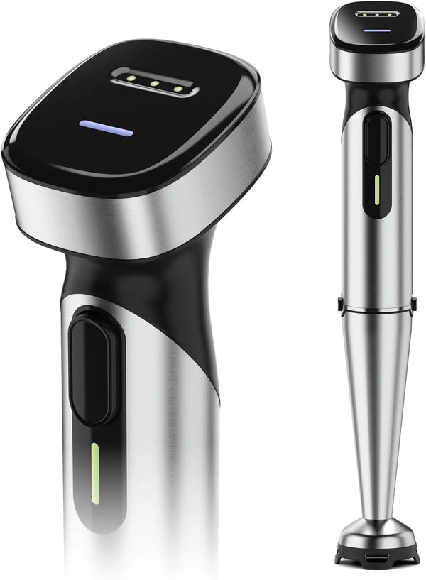 Cordless Immersion Blender Handheld with Rechargeable Battery | Effortless To-Go Blending, Portable Hand Blenders, Heavy-Duty, Adjustable Speed, for Smoothies, Soups, Puree or Baby Food1