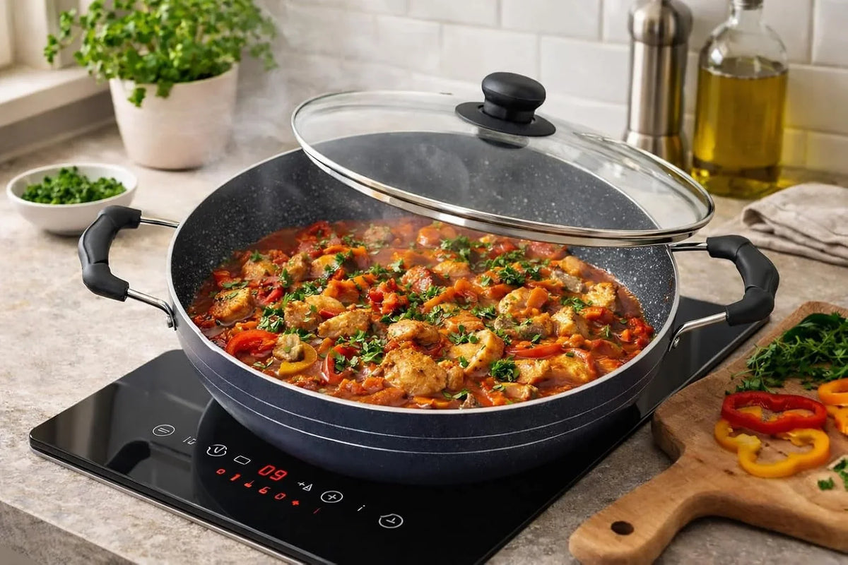 kadai-with-glass-lid-all-purpose-pan-nonstick-coating-kadhai-deep-stir-fry-for-gas-and-induction-cooktop-aluminium-skillet-wok-3mm-2-2-ltr-diameter-9-5-inch