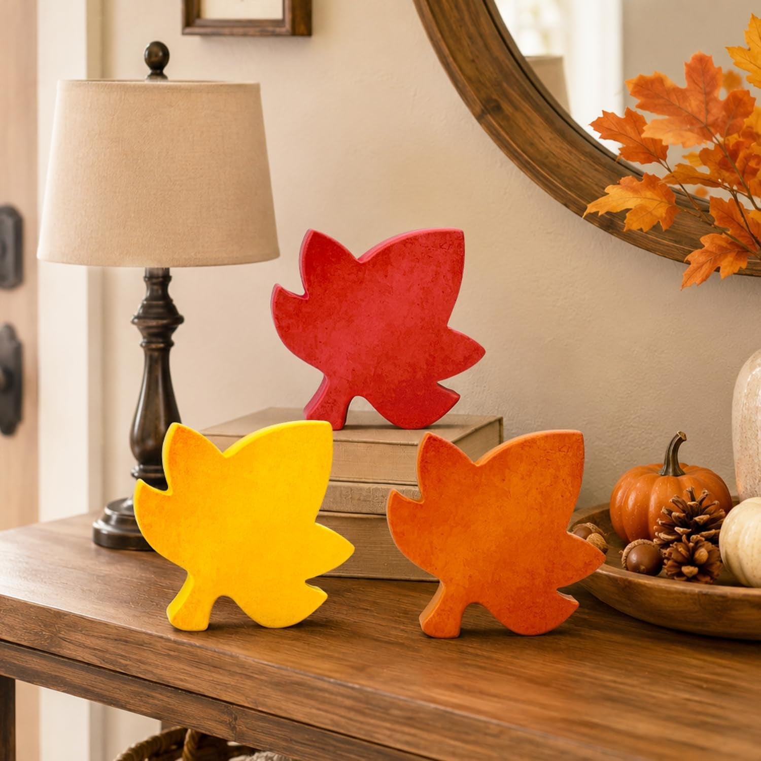 fall-table-decor-3-pcs-autumn-harvest-leaves-decorations-for-home-indoor-fall-maple-centerpiece-for-office-kitchen-party-wooden-farmhouse-thanksgiving-signs-gifts-for-tiered-tray-mantel-living-room