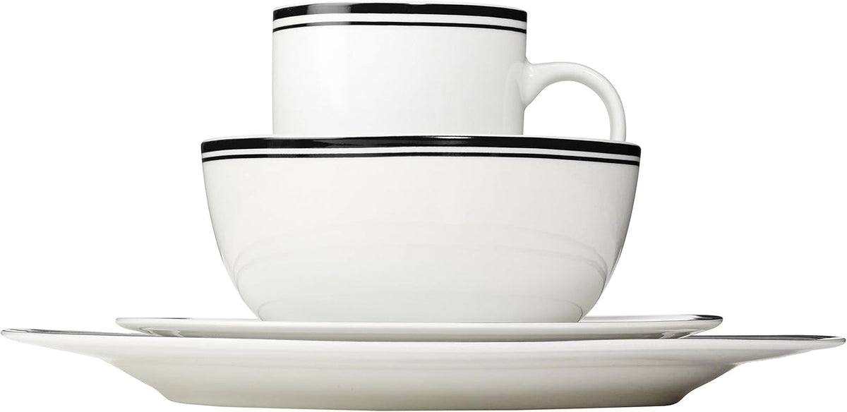 16-piece-cafe-stripe-dinnerware-set-microwave-and-dishwasher-safe-plates-bowls-mugs-service-for-4-black