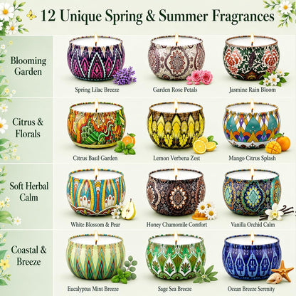 Scented Candles Gift Set for Women, 12 Pack2