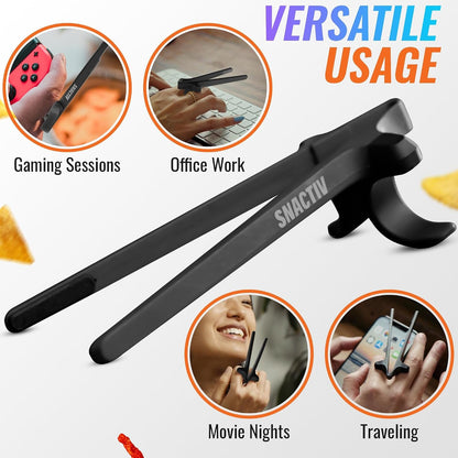 PRO Finger Chopsticks for Gamers - as Seen on Shark Tank! the Official Snacking Tool of the Future - Enjoy Snacks and Chips with Ease - Innovative Gaming Snacking Solution - Snack Chopsticks6