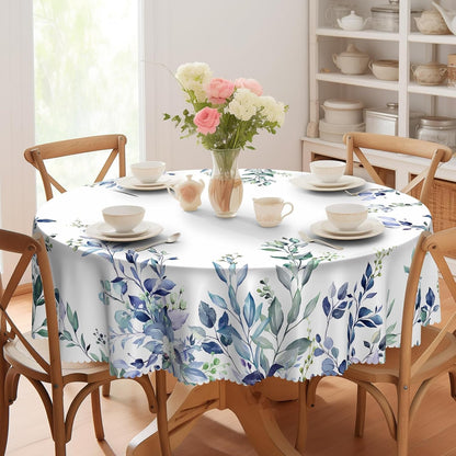 Summer Tablecloth 70Inch round Tablecloths Polyester Table Cloth5