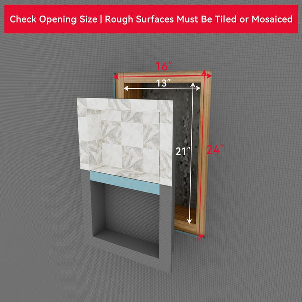 Shower Niche Insert Tile Ready 12X202