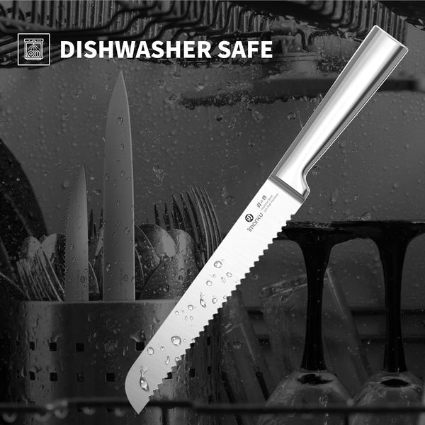 Knife Set - Kitchen Knife Set 15 Pieces Japanese Stainless Steel Knife Block Set with Sharpener - Dishwasher Safe Kitchen'S Knives - Ultra Sharp Chef Knife Set for Kitchen, Utility Knives5