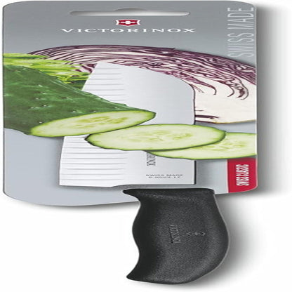 Victorinox Swiss Classic 7 Inch Santoku Knife, Granton Blade, Black6
