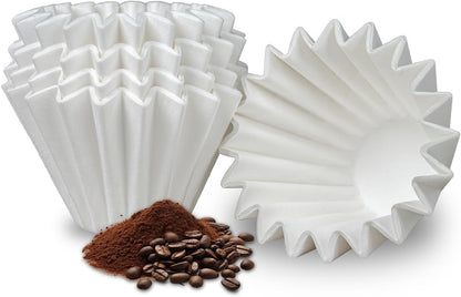 Small Coffee Filters, for Kalita Wave 155, 1-2 Cup, 100 Count | Also Suitable for Single Serve Coffee Pot, Pour over and Drip Coffee Maker, Faster Flow-Through than Standard Coffee Filters1