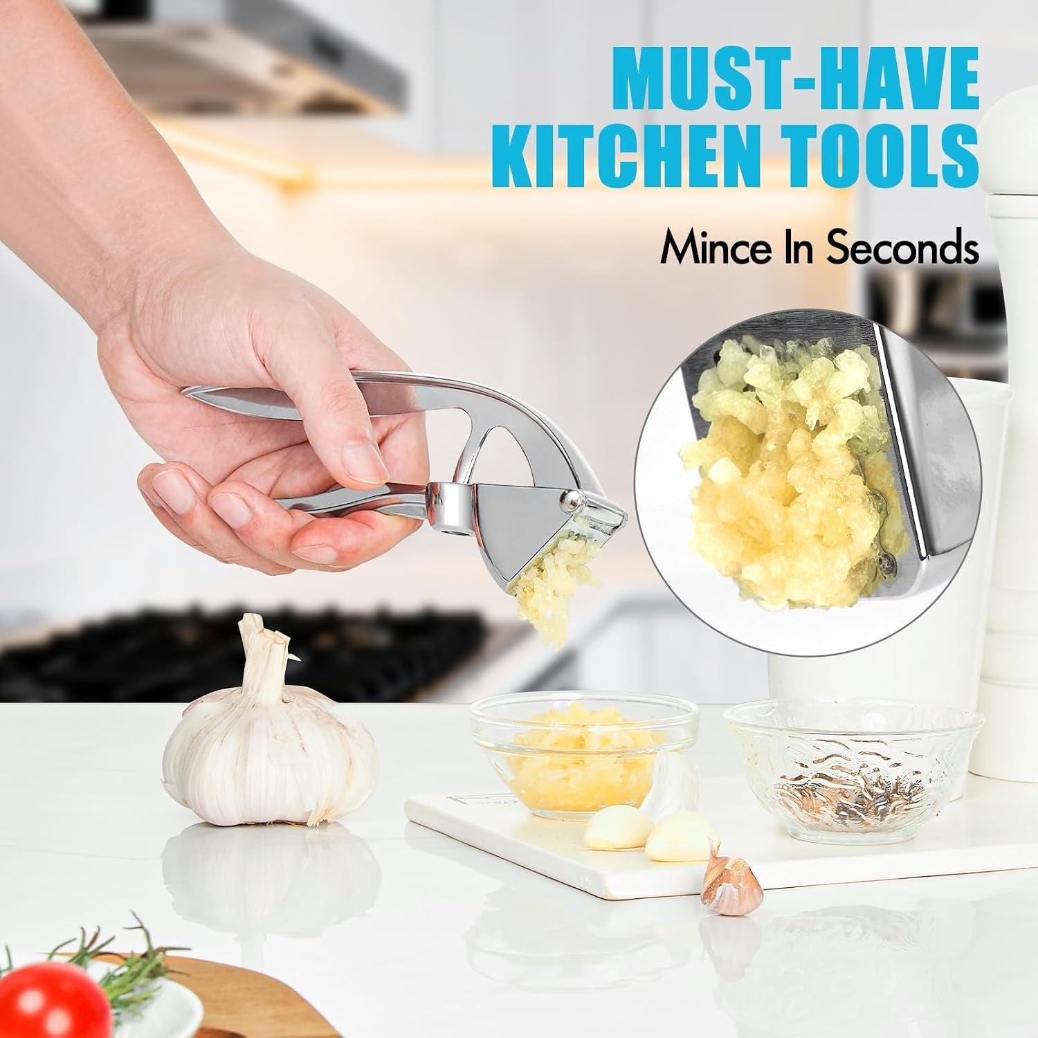 garlic-press-premium-metal-garlic-crusher-tool-heavy-duty-garlic-mincer-with-ergonomic-handle-rust-proof-dishwasher-safe-easy-to-squeeze-and-clean-silver