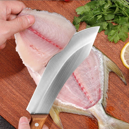 Meat Cleaver, Stainless Steel Chef Knife Forged Meat Cleavr Boning Butcher Knife Fruit Vegetable Cutting Knives4
