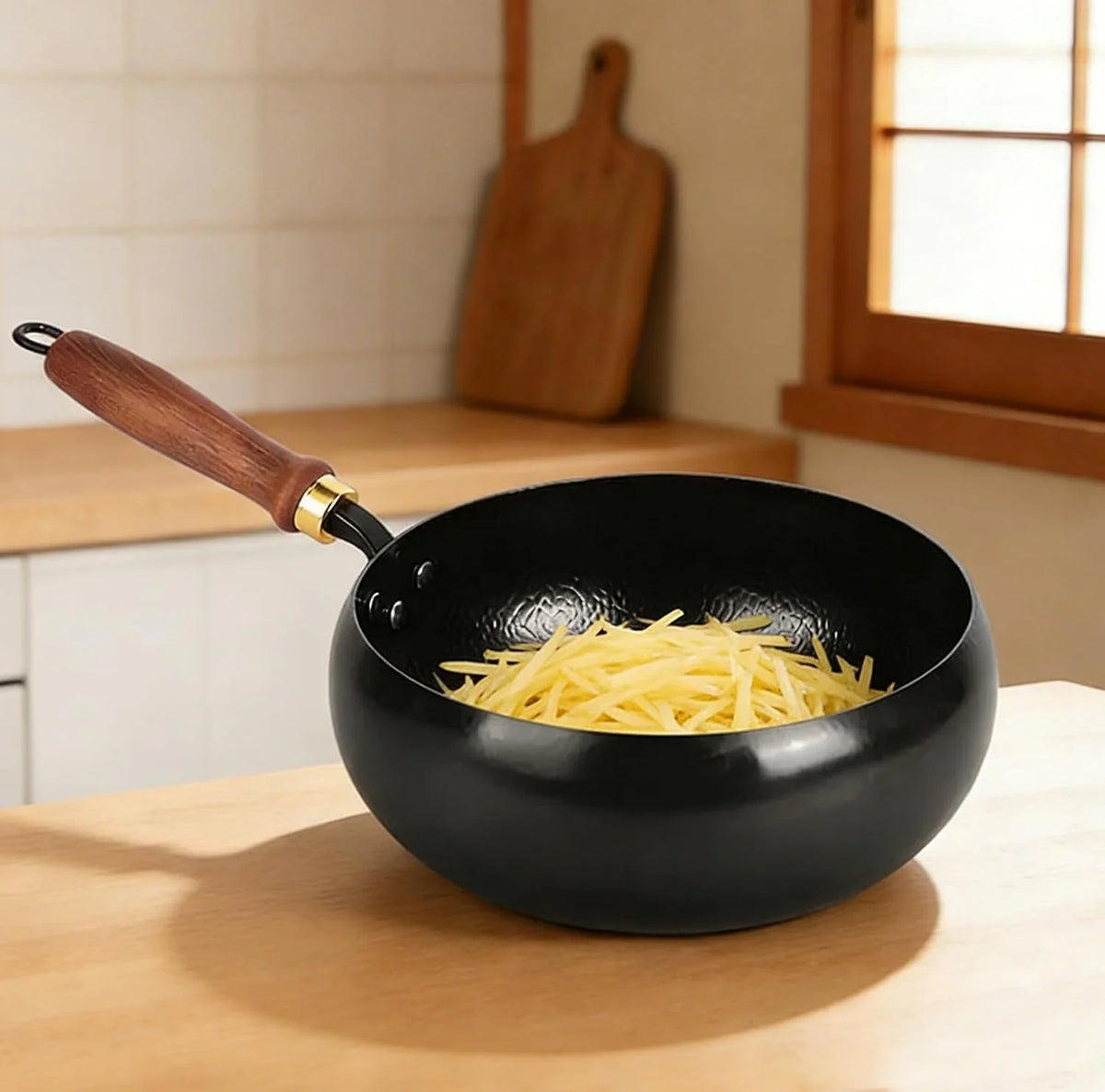 hand-forged-hammered-wok-metal-iron-big-belly-wok-pan-nonstick-woks-stir-fry-pans-with-lid-versatile-wok-geometry-ergonomic-handle-bottom-diameter-7-09in-for-gas-stoves-11-02in
