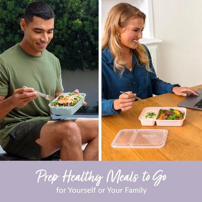 Bentgo Prep Meal Prep Kit, 1, 2 & 3-Compartment Containers, 60 Piece Set3