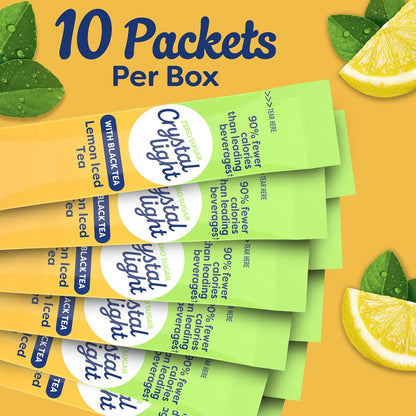 Lemon Iced Tea Naturally Flavored with Other Natural Flavor Powdered Drink Mix, 120 Ct Pack, 12 Boxes of 10 On-The-Go-Packets6