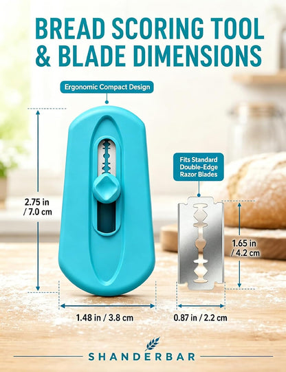 Extractable & Magnetic Bread Lame Sourdough Scoring Tool3