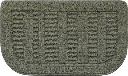 30X18 Inch Kitchen Rugs Non Slip Washable Kitchen Sink Rug, Green | Durable Kitchen Mat, Absorbent Kitchen Mats for Floor, Stain Resistant Small Kitchen Rug, Semicircular Easy Clean & TPR Grip1