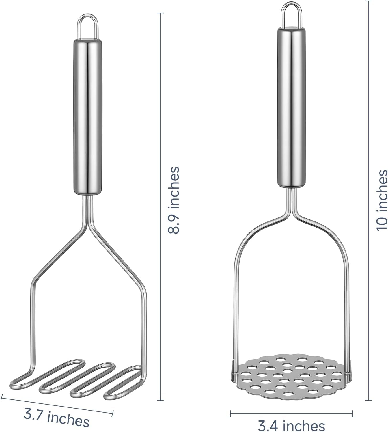 2pcs-stainless-steel-mashed-potato-masher-for-vegetable-ground-beef-multipurpose-food-smasher-for-avocado-beans-salad-fruits-vegetables-sturdy-kitchen-utensils-easy-to-clean-store