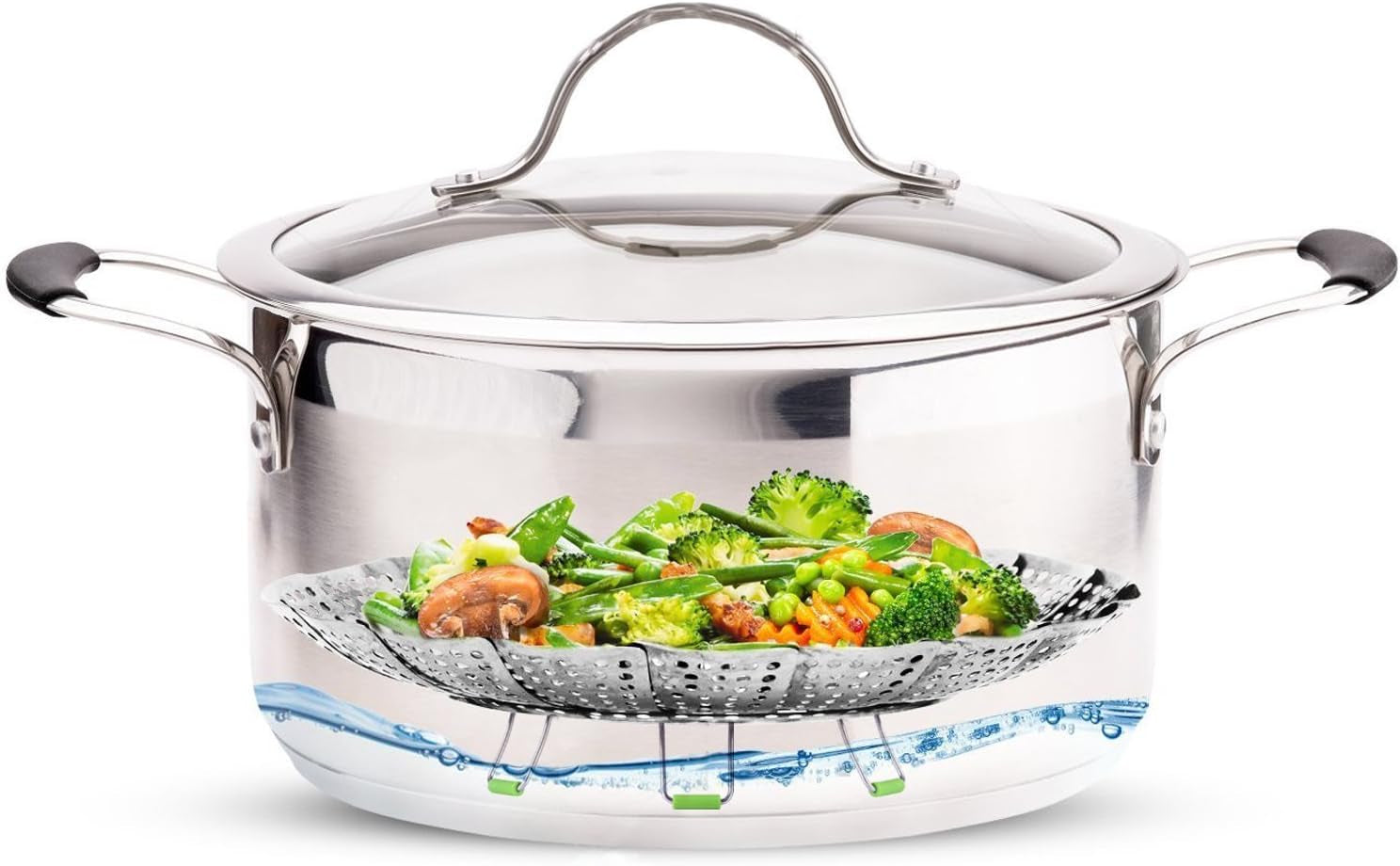 vegetable-steamer-basket-for-cooking-food-stainless-steel-veggie-steam-basket-for-pot-folding-expandable-steaming-insert-with-extendable-handle-fits-various-size-pot-5-1-to-9