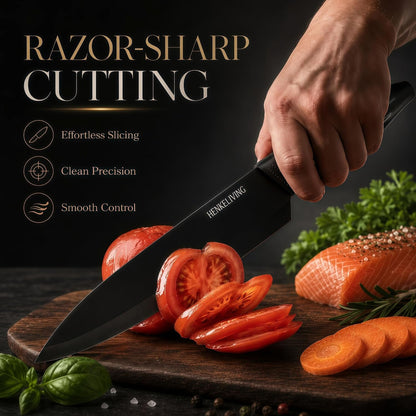 Knife Set with Built-In Sharpener Block, Dishwasher Safe3