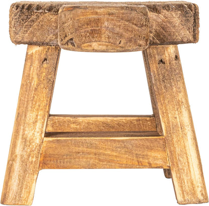 Creative Co-Op Small Wood Pedestal with Handle9