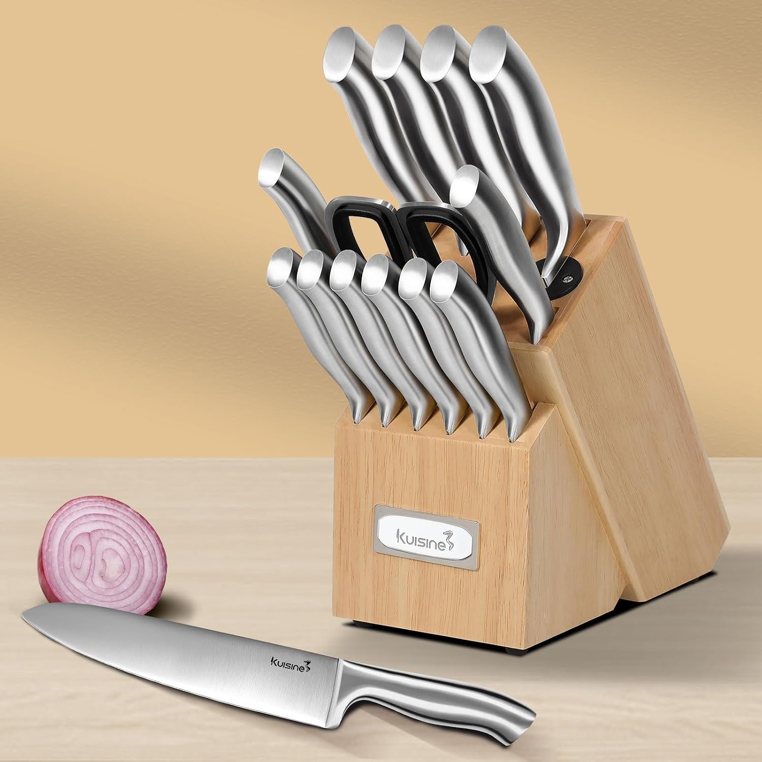 premium-sharp-knife-set-carbon-steel-forged-ergonomic-handle-knife-block-set-kitchen-block-knife-set-chef-knife-set-built-in-sharpenersilver-pro-15pcs