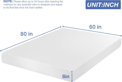 | 8 Inch Queen Mattress | Medium Firm | Gel Memory Foam | White7