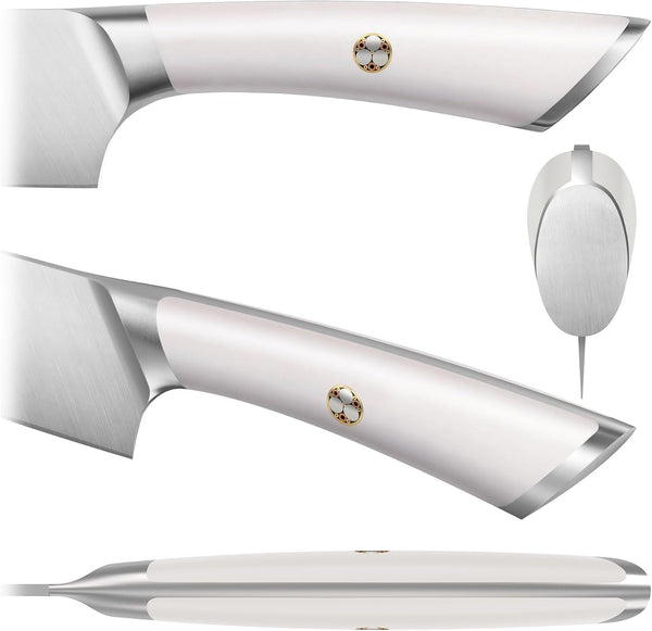 Elbert Series German Steel Forged 6-Piece BBQ Knife Set, White, 10270063