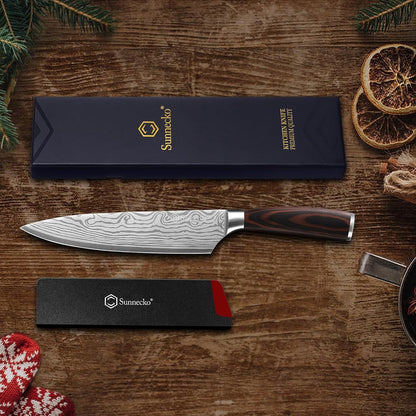 8 Inch Chef Knife - Ultra Sharp Vegetable Kitchen Knife6