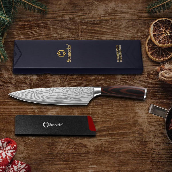 8 Inch Chef Knife - Ultra Sharp Vegetable Kitchen Knife6