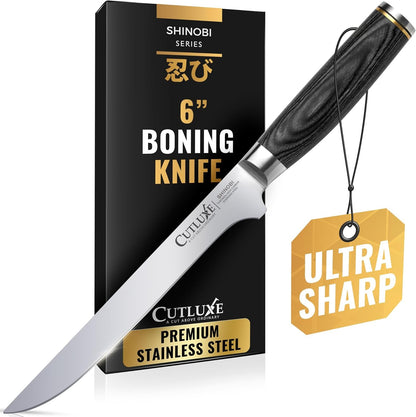 Japanese Boning Knife, 6" for Meat Cutting – Fillet Knife for Fish1