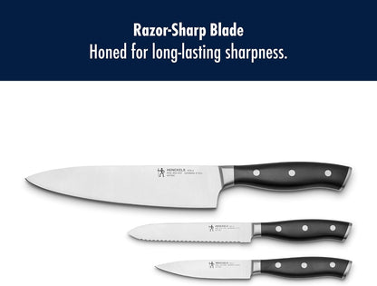 Henckels X Emeril, Nola 3-Pc Knife Set, Razor-Sharp, German Engineered | Informed by 100+ Years of Mastery. Dishwasher Safe, Ideal for Everyday Cooking4