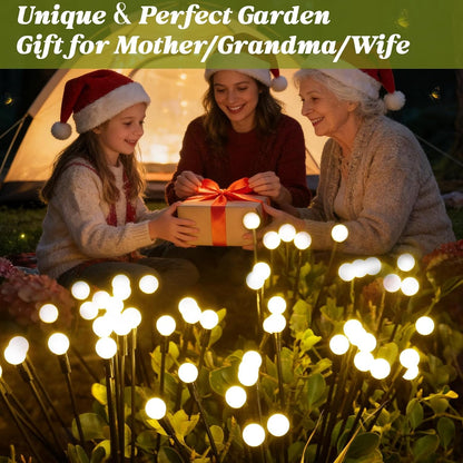10 Packs Solar Garden Firefly Lights Outdoor8