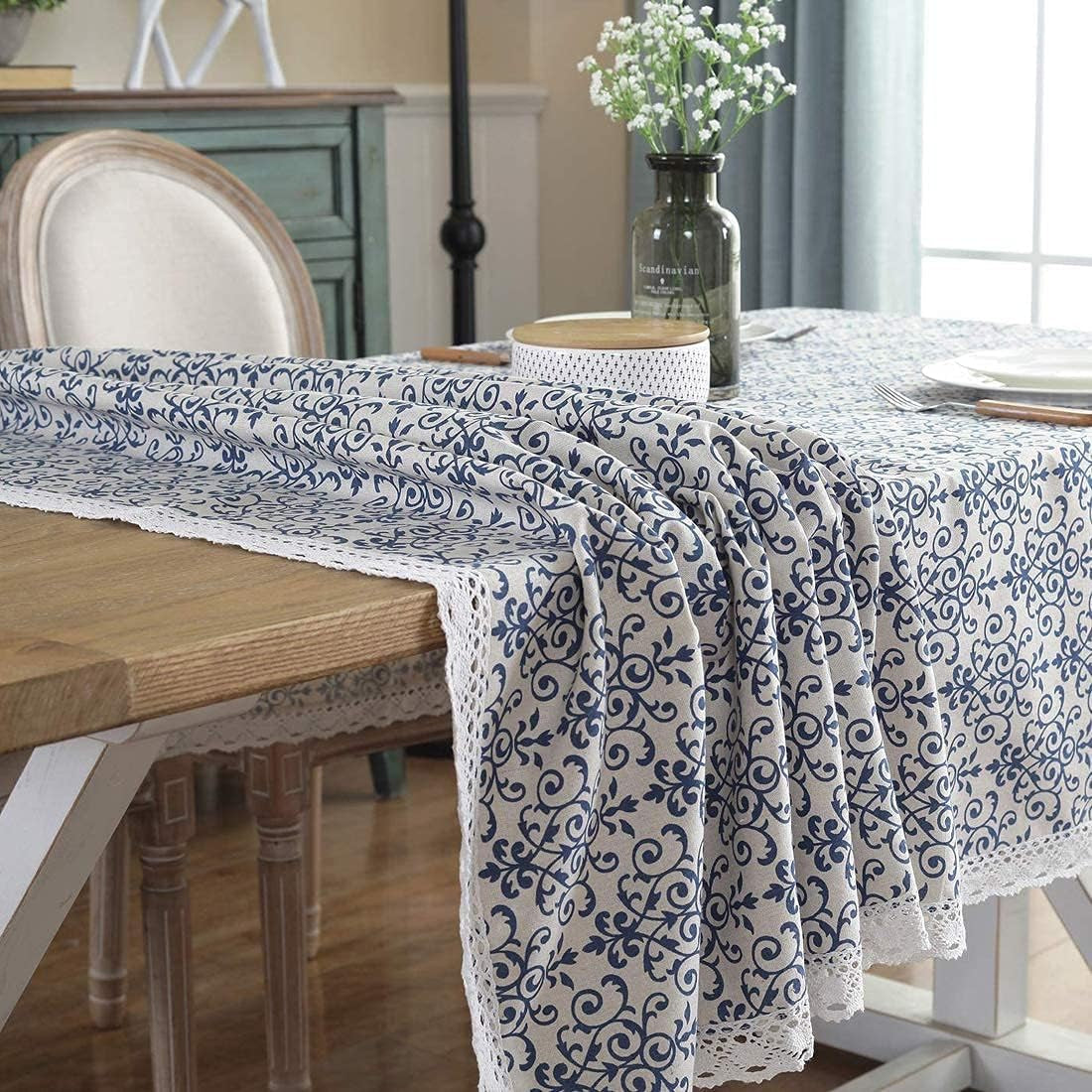 elome-55-x-98-inches-oblong-flowers-lace-tablecloth-baroque-bohemian-style-cotton-linen-fabric-blue-dining-room-picnic-table-cloth-cover-home-decoration
