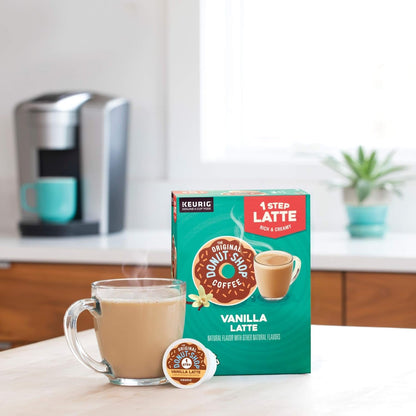 Vanilla One-Step Latte, Single Serve Coffee K-Cup Pod, Flavored Coffee, 20 Count10