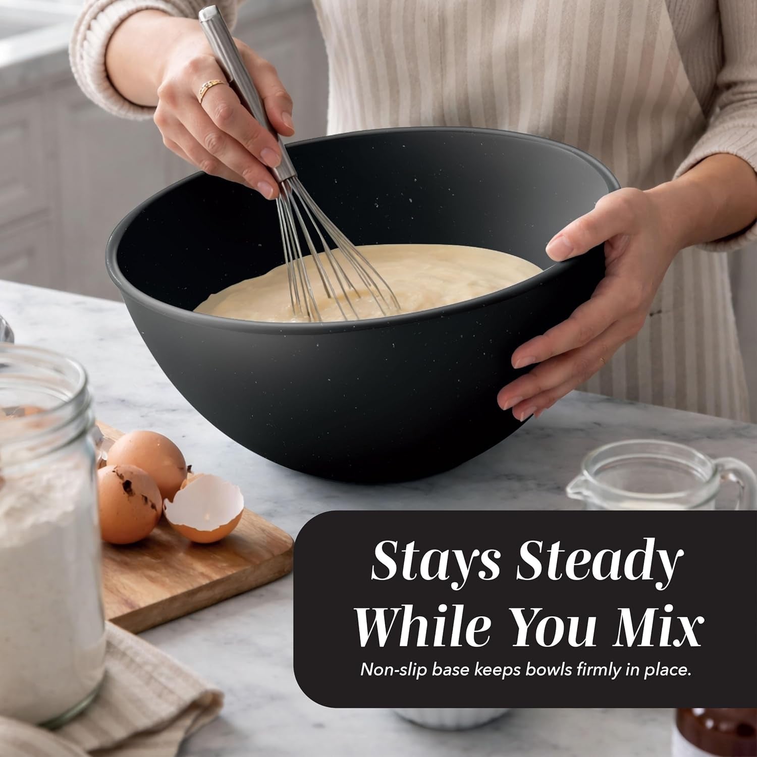 mixing-bowls-with-tpr-lids-12-piece-plastic-nesting-bowls-set-includes-6-prep-bowls-and-6-lids-microwave-safe-speckled-black