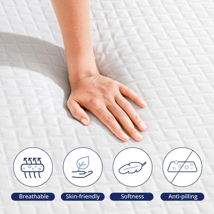6 Inch Full Mattress for Kids,Cooling Green Tea Gel Memory Foam7